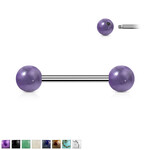 Hollywood Body Jewelry Natural Stone Barbell