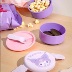 Clever Idiots Kuromi Round Bento Lunch Box